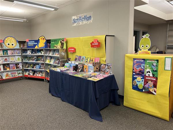 Scholastic book fair display tables 2024